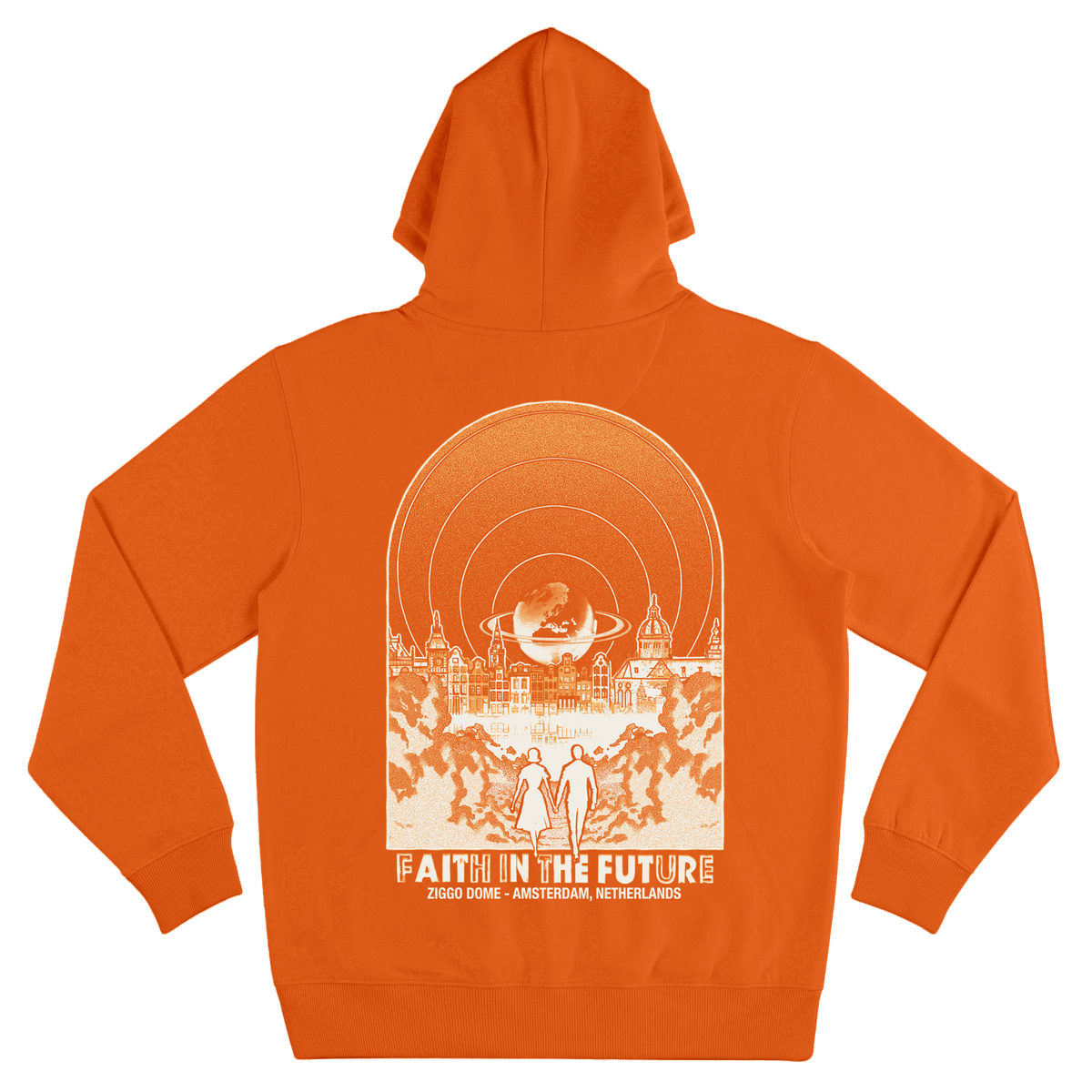 Ziggo Dome Amsterdam World Tour Orange Hoodie Europe Louis Tomlinson Merch