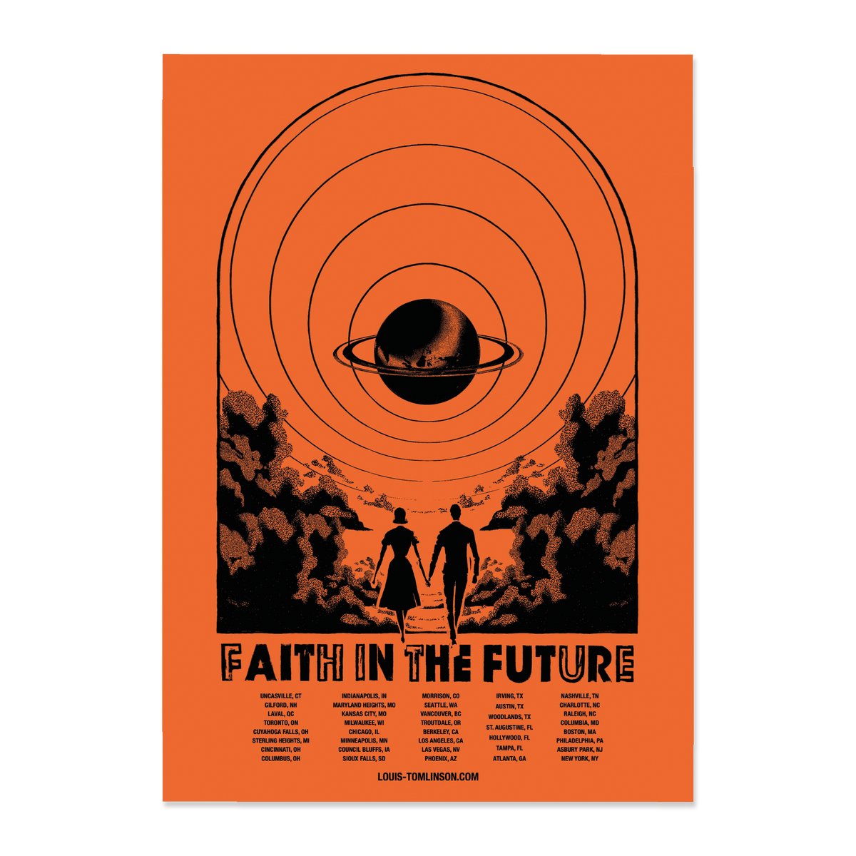 Louis Tomlinson Faith In The Future World Tour Litho Shirt