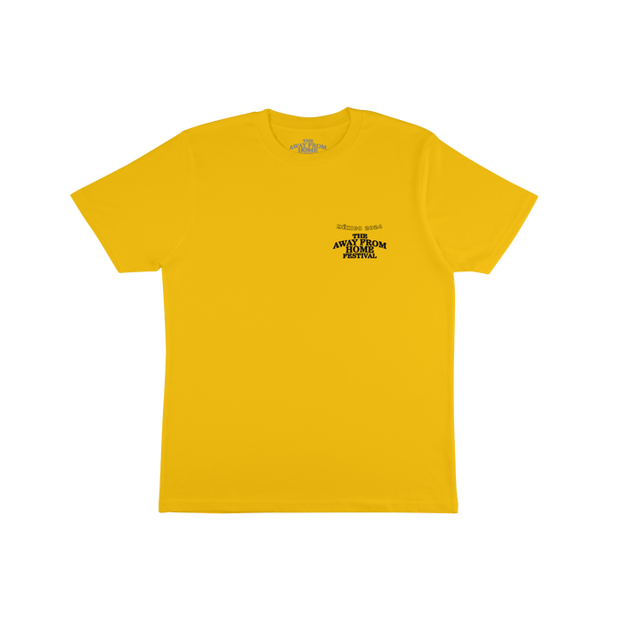 The Away From Home Festival 2024 Yellow Tee