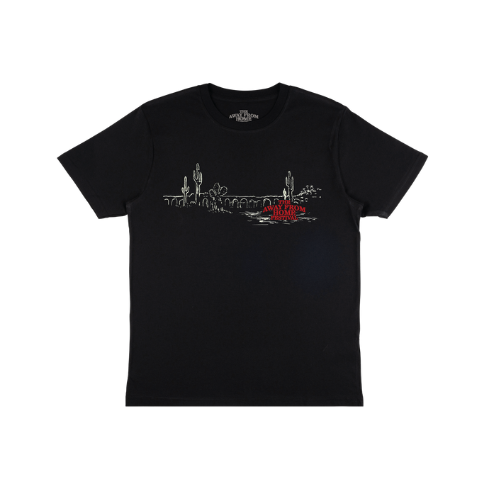 The Away From Home Festival 2024 Black Tee