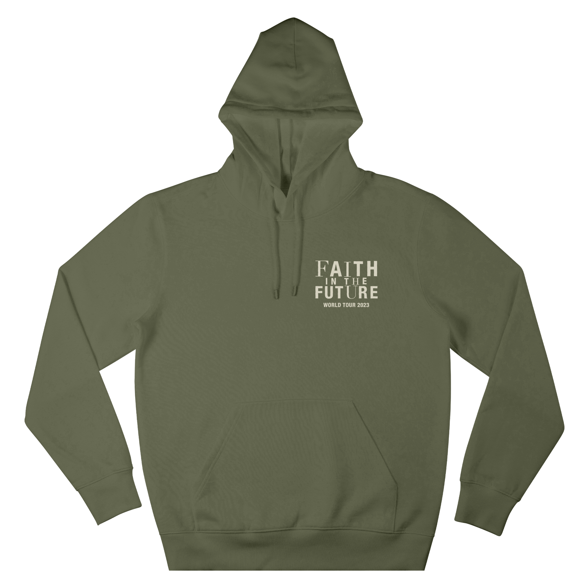 Faith In The Future World Tour Light Grey Hoodie - UK & Europe