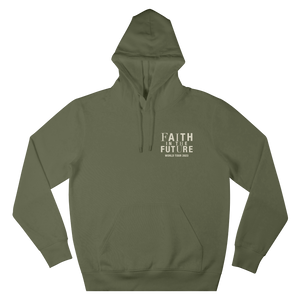 Faith In The Future World Tour Army Green Hoodie - UK & Europe