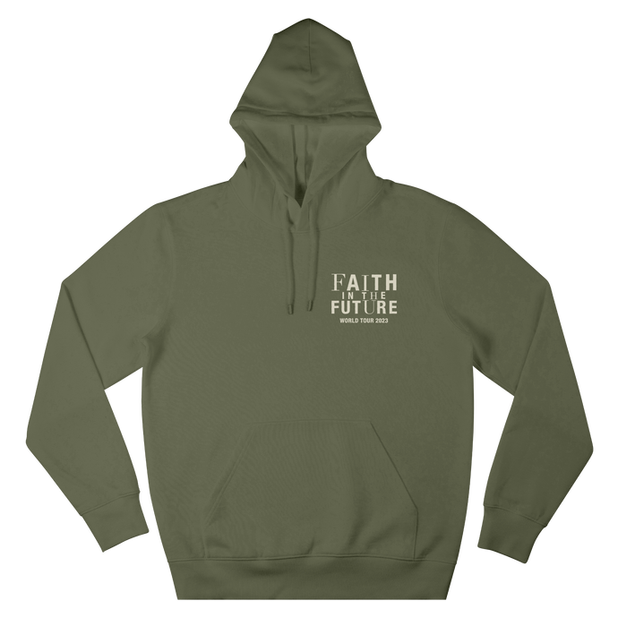 Faith In The Future World Tour Army Green Hoodie - UK & Europe