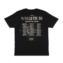 Load image into Gallery viewer, Faith In The Future World Tour Black Tee - UK &amp; Europe