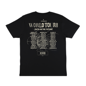 Faith In The Future World Tour Black Tee - UK & Europe – Louis
