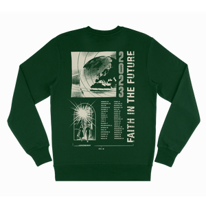 Faith In The Future World Tour Green Sweater - UK & Europe