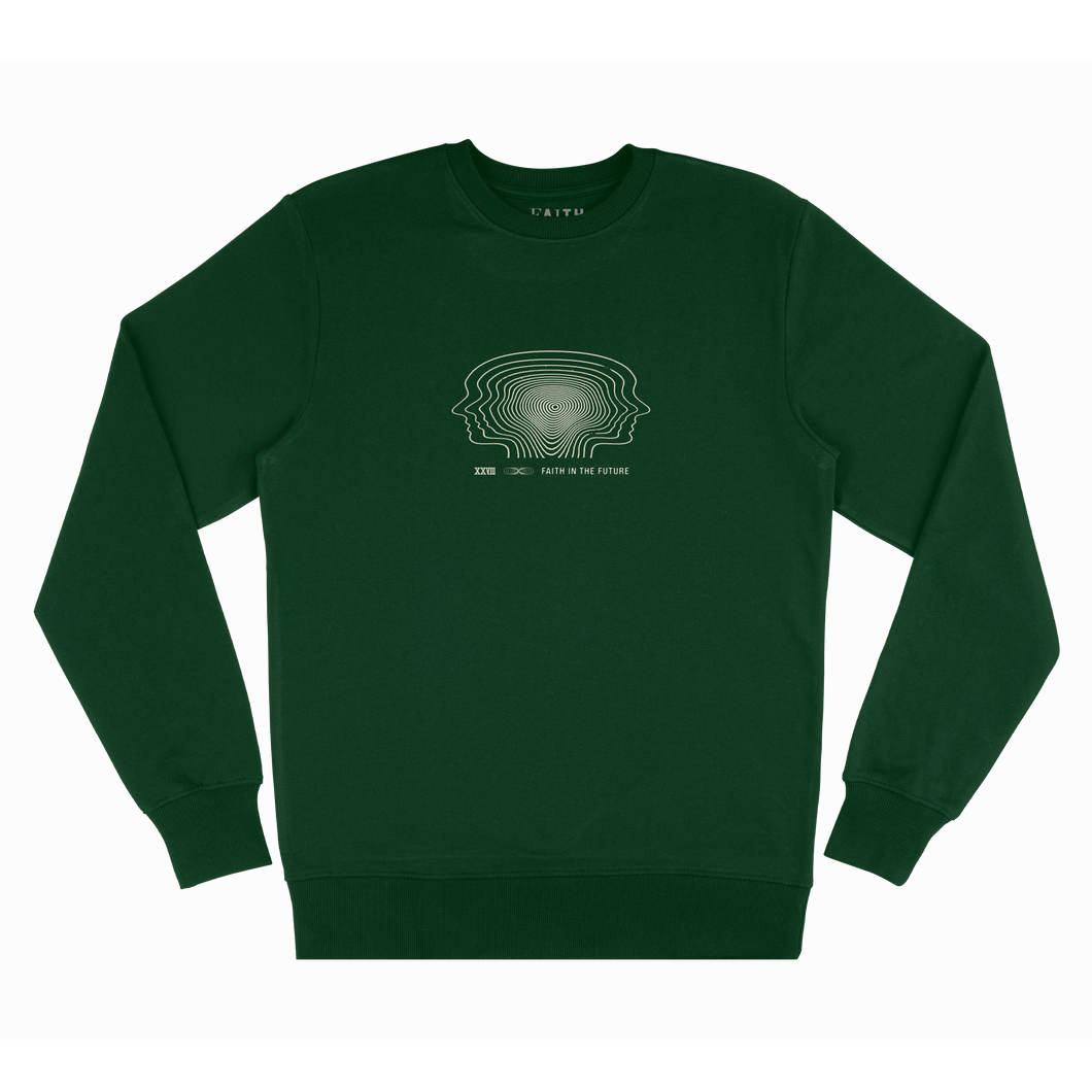 Faith In The Future World Tour Green Sweater - UK & Europe