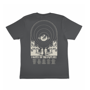 Faith In The Future World Tour Charcoal Tee - UK & Europe