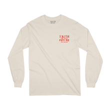 Load image into Gallery viewer, Faith In The Future World Tour Ecru Long Sleeve Tee - UK &amp; Europe