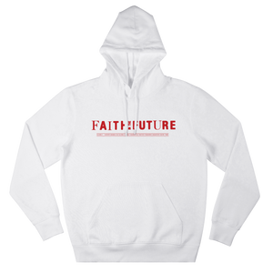Faith In The Future Logo Hand White Hoodie