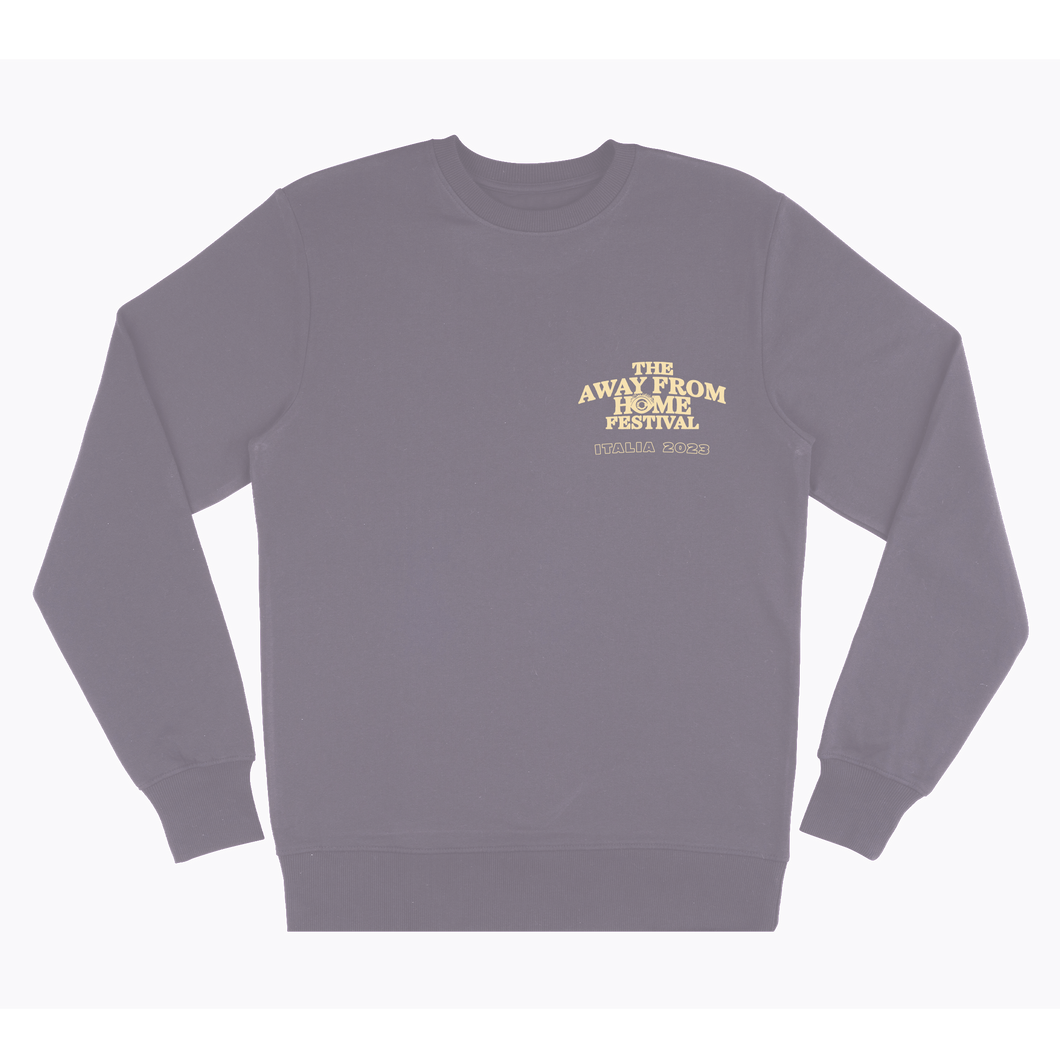The Away From Home Festival 2023 Purple Sweater
