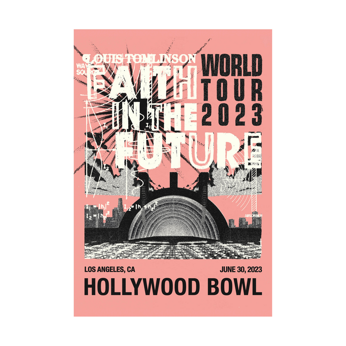 Hollywood Bowl World Tour Litho - North America