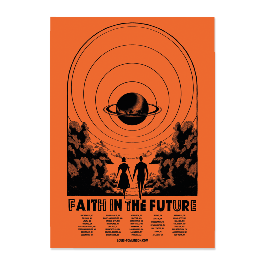 Louis Tomlinson FAITH IN THE FUTURE Album Poster – rsdesignstudio