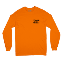 Load image into Gallery viewer, Faith In The Future World Tour Orange Long Sleeve Tee