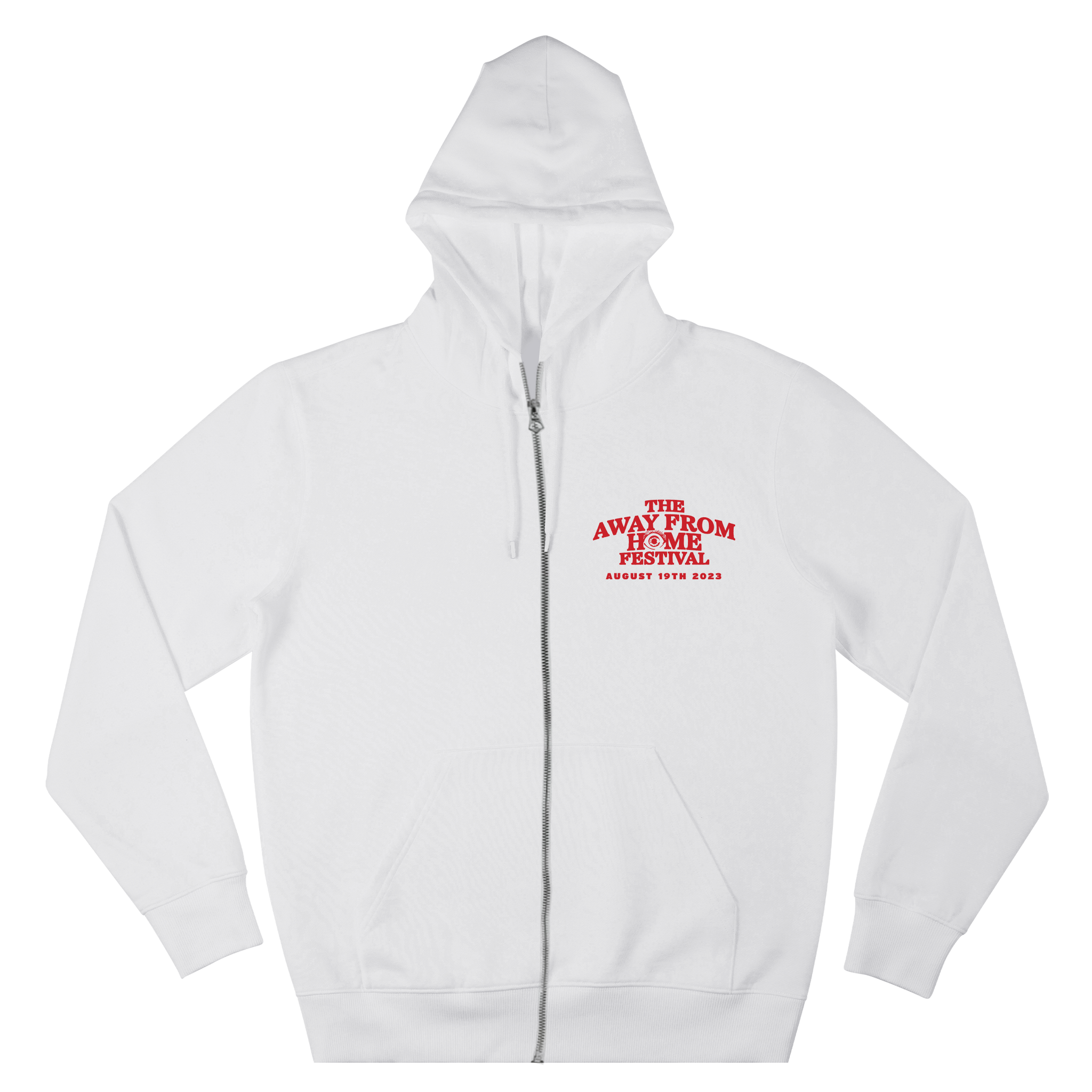 The Away From Home Festival 2023 White Zip Hoodie – Louis
