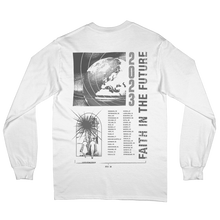 Load image into Gallery viewer, Faith In The Future World Tour White Long Sleeve Tee - UK &amp; Europe