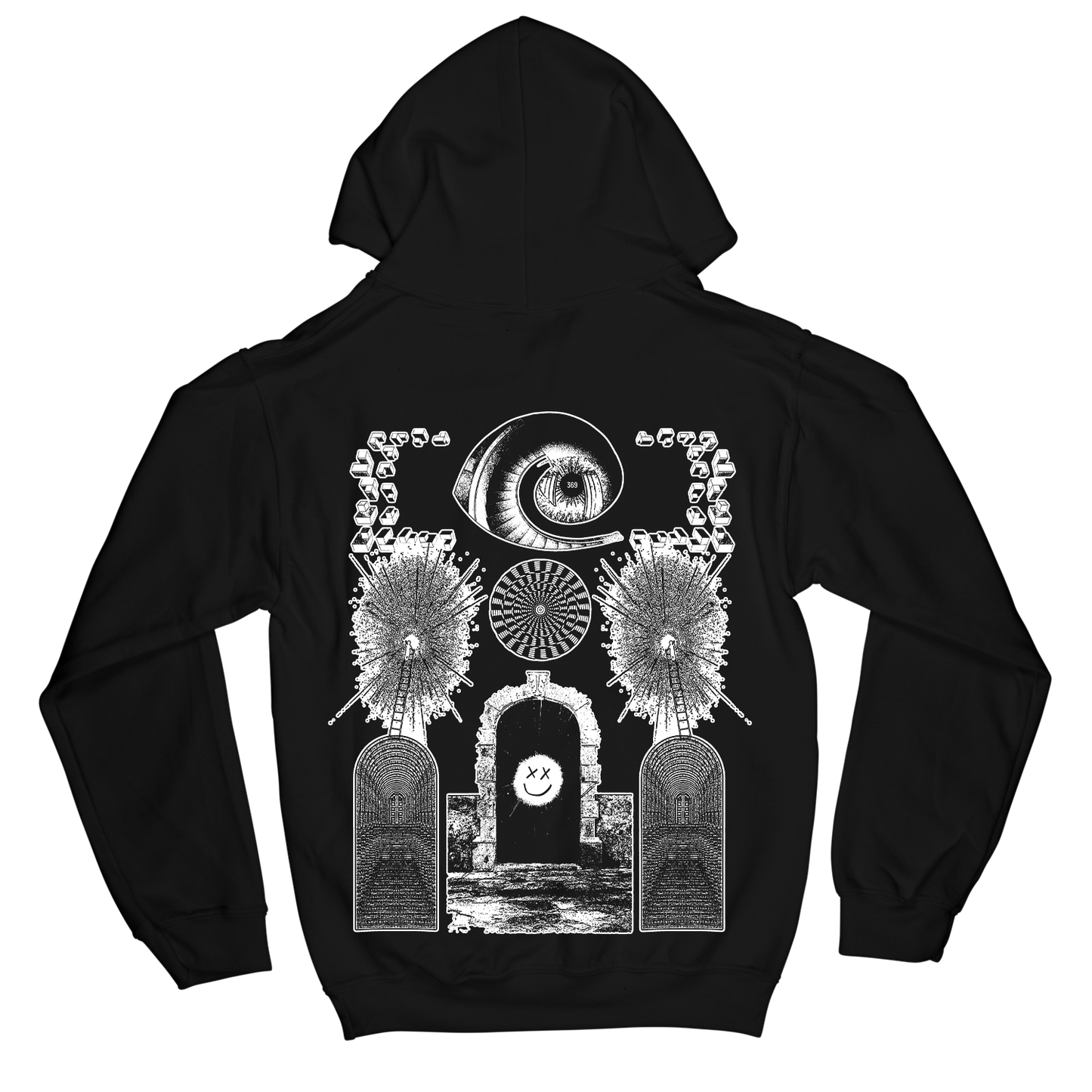 Portal Black Hoodie