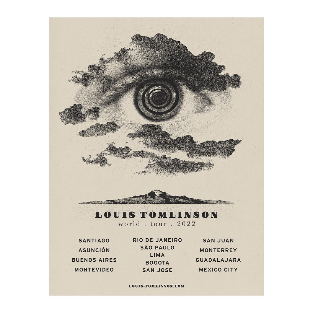 Faith In The Future World Tour Litho - North America – Louis Tomlinson Merch