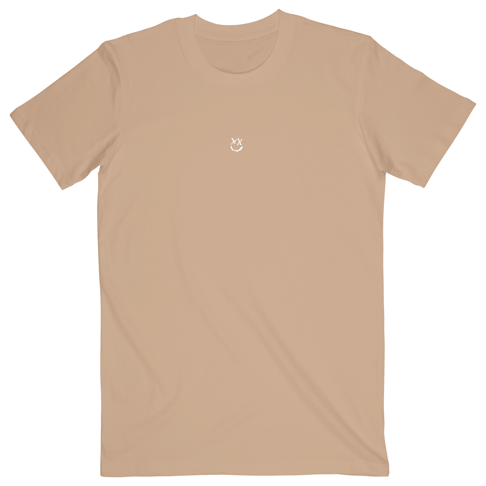 Peach Reflection Smiley Tee