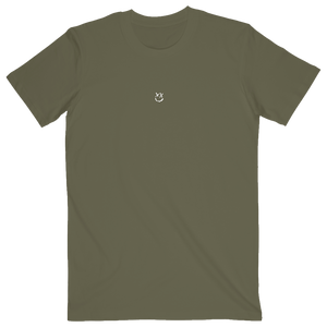 Olive Reflection Smiley Tee