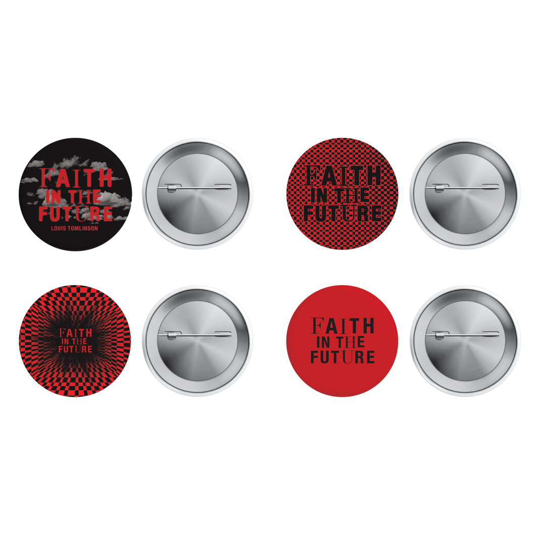 Faith In The Future Badge Set